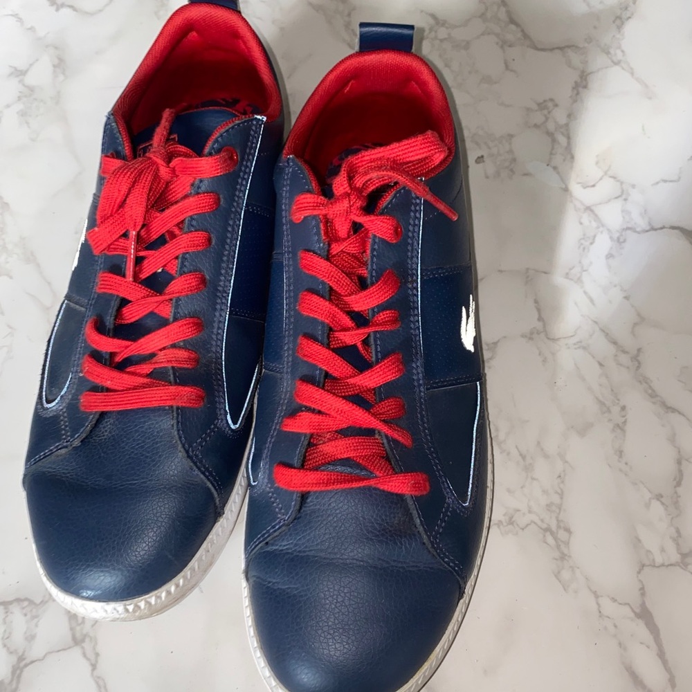 Lacoste Men Navy Blue 1933 LC Sneakers Size 10.5
Moving sale